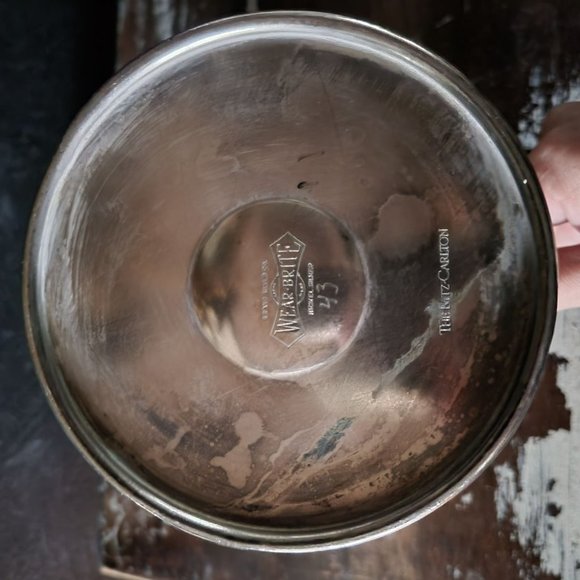 Vtg Grand Silver Co Wear-Brite Ritz-Carlton Hotel Silverplate Thermos Pitcher - Picture 8 of 10